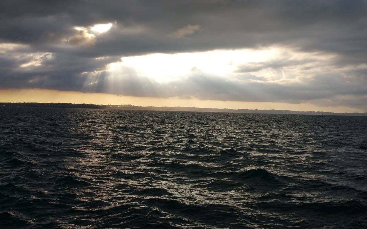 A lovely evening for fishing
